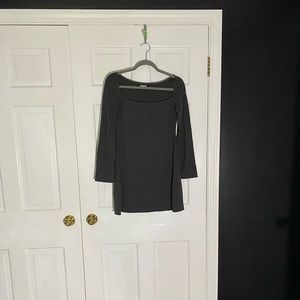 Reformation Gray Stretch Mini Dress Medium